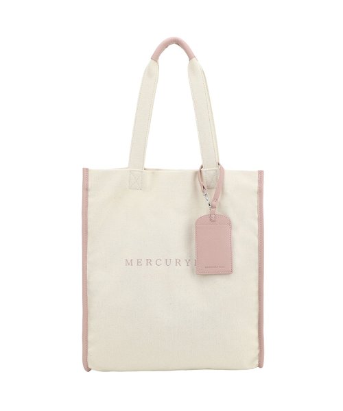 MERCURYDUO(マーキュリーデュオ)/マーキュリーデュオ MERCURYDUO トートバッグ キャンバス レディース CANVAS TOTEBAG MER－90740B/ピンク