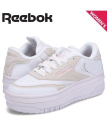 Reebok/リーボック Reebok スニーカー クラブシー エクストラ レディース 厚底 CLUB C EXTRA ホワイト 白 100074261/506091716