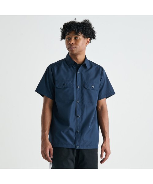 TAION(タイオン)/TAION タイオン シャツ ミリタリー ノンダウン ハーフ スリーブシャツ メンズ 半袖 N/D MILITARY HALF SLEEVE SHIRTS ブラ/ネイビー