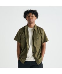 TAION(タイオン)/TAION タイオン シャツ ミリタリー ノンダウン ハーフ スリーブシャツ メンズ 半袖 N/D MILITARY HALF SLEEVE SHIRTS ブラ/オリーブ