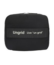 Ungrid(アングリッド)/アングリッド Ungrid 化粧ポーチ メイクポーチ コスメポーチ トラベルポーチ 小物入れ レディース 機能的 コンパクト UNG－53230W/ブラック