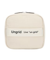 Ungrid(アングリッド)/アングリッド Ungrid 化粧ポーチ メイクポーチ コスメポーチ トラベルポーチ 小物入れ レディース 機能的 コンパクト UNG－53230W/アイボリー