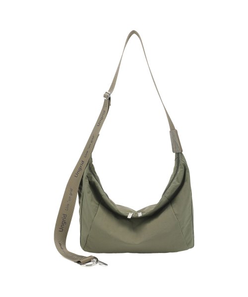 Ungrid(アングリッド)/アングリッド Ungrid バッグ ショルダーバッグ レディース 斜めがけ 大容量 SHOULDER BAG UNG－53240B/カーキ