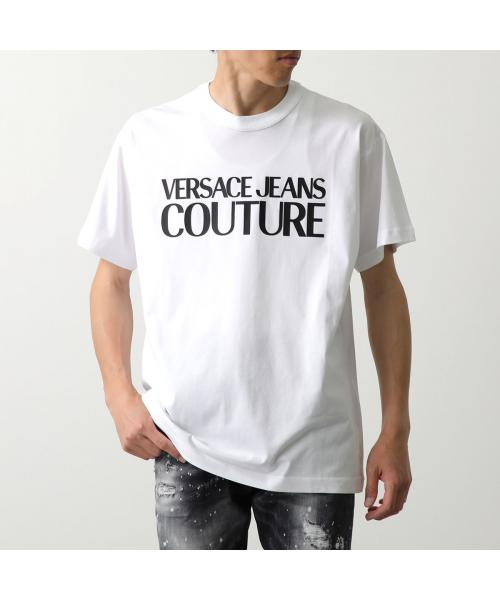 セール】VERSACE JEANS COUTURE 半袖 Tシャツ 76GAHG01 CJ00G  