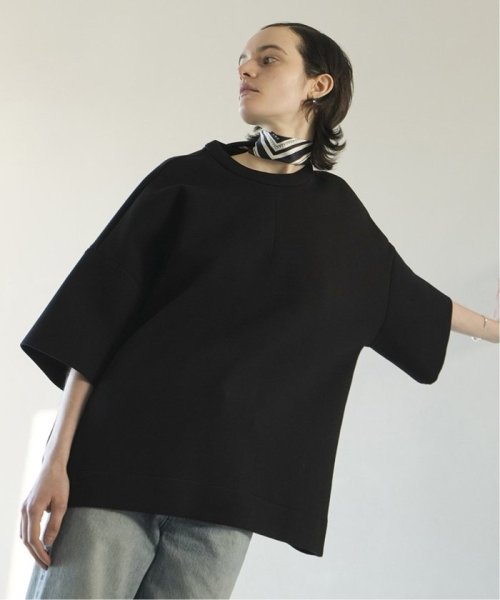 JOURNAL STANDARD(ジャーナルスタンダード)/【CLANE/クラネ】 BULKY LINE HALF SLEEVE TOPS 16105－1262/ブラック