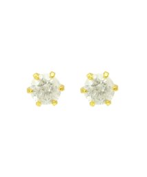 JEWELRY SELECTION/K18YG　天然ダイヤモンド0.2ct　スタッドピアス/506092330