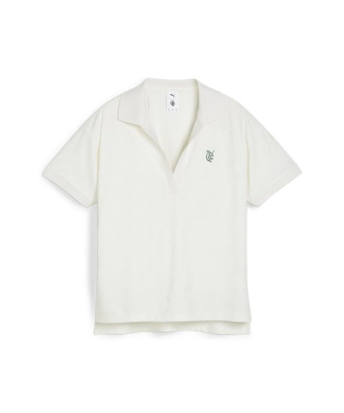 PUMA(PUMA)/ウィメンズ ゴルフ PUMA x QGC リラックス クロップ 半袖 ポロシャツ/WARMWHITE
