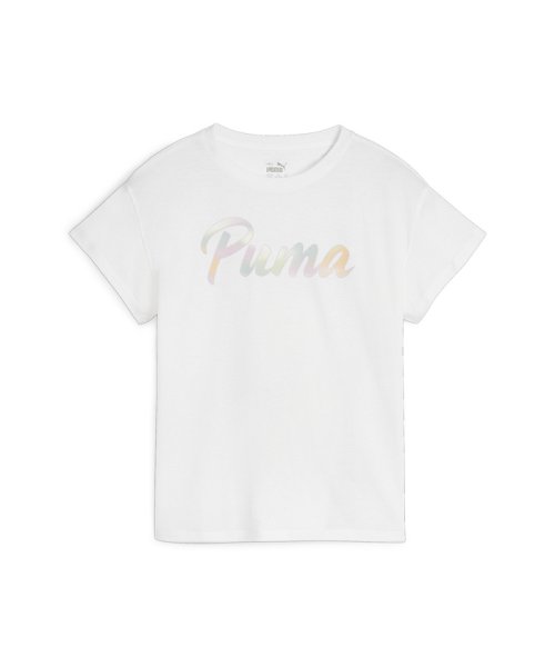 PUMA(プーマ)/キッズ ガールズ サマーデーズ ボーイフレンド 半袖 Tシャツ 120－160cm/PUMAWHITE