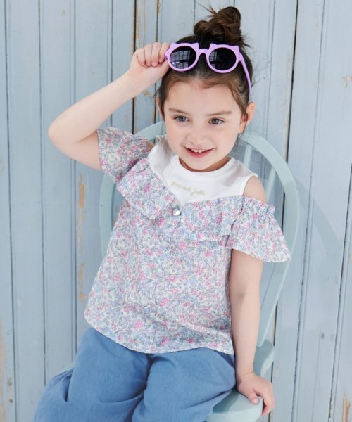 セール】オフショルダー フリル ブラウス(506092993) | エニファム  