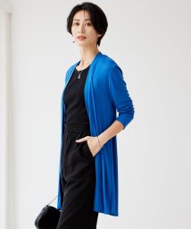 ICB（LARGE SIZE）(ICB（大きいサイズ）)/【WEB限定カラーあり・接触冷感・UVカット】PINION ロングカーディガン/ラピスラズリ系