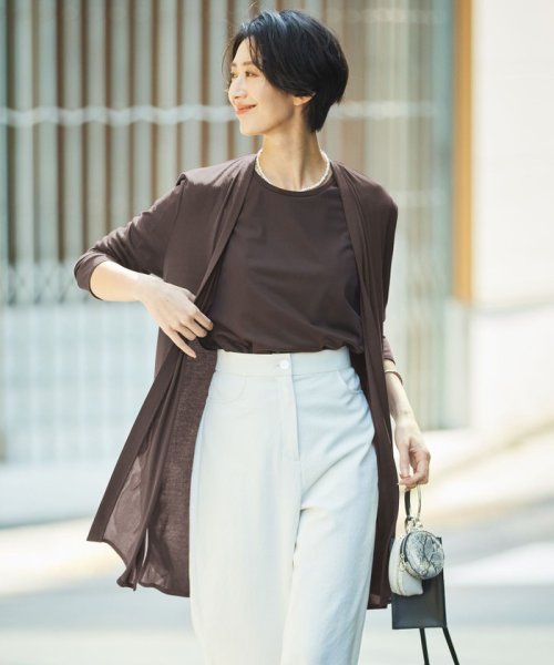 【WEB限定カラーあり・接触冷感・UVカット】PINION ロングカーディガン ロングカーディガン 【WEB限定カラーあり・接触冷感・UVカット】PINION O1340523994(10368円)