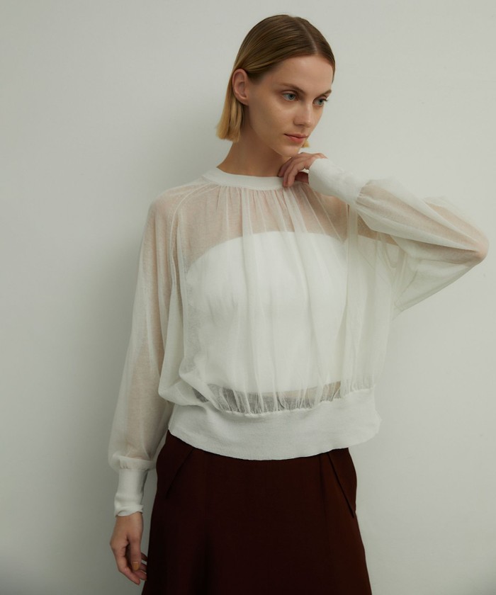 BEIGE LIANE / ニットトップス ECRU 4 BEIGE LIANE / ニットトップス ECRU 4