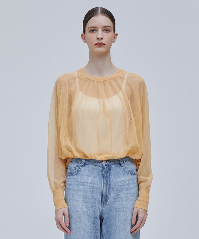 BEIGE LIANE / ニットトップス LIGHTORANGE 32 BEIGE LIANE / ニットトップス LIGHTORANGE 32