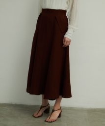 BEIGE，(ベイジ，)/【CLUEL 5月号掲載】 BERNARD / フレアスカート/BURGUNDY