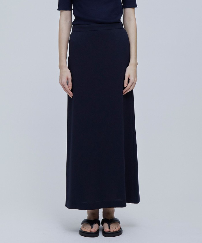 BEIGE FLEUR / マキシスカート NAVY 0