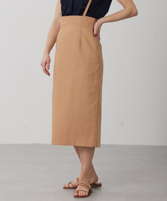 BEIGE 【Precious 6月号掲載】CLAUDE / Iラインスカート CAMEL 4 BEIGE 【Precious 6月号掲載】CLAUDE / Iラインスカート CAMEL 4