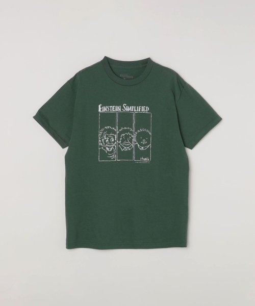 SHIPS any MEN(シップス　エニィ　メン)/COTTON EXPRESSIONS: サイエンス プリント Tシャツ/グリーン