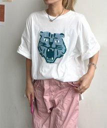 futier land/トラ相良刺繍BIGTシャツ/506093558