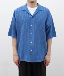 JOURNAL STANDARD relume Men's(ジャーナルスタンダード　レリューム　メンズ)/COOHEM COTTON STRIPE KNIT S/T/ブルー