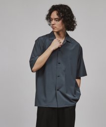 tk.TAKEO KIKUCHI(ティーケー　タケオキクチ)/サラエアリーオープンカラー2WAYシャツ/ブルー（092）