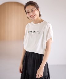 anyFAM/【洗濯機可/UVケア/接触冷感】フレンチスリーブロゴ・カラーTシャツ/506093751