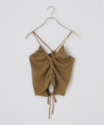 Spick & Span(スピック＆スパン)/Uhr / ウーア Drawstring camisole Knit 24SSUHR－KT387/カーキ