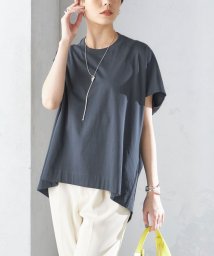 SHIPS WOMEN(シップス　ウィメン)/《一部追加予約》Primary NavyLabel:〈手洗い可能〉BIG Tシャツ ◆/ダークグレー