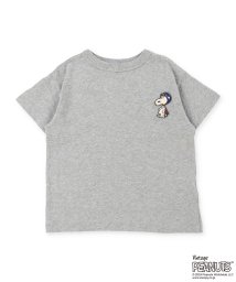 DENIM DUNGAREE(デニムダンガリー)/SNOOPY HELLO Tシャツ/グレー