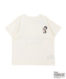 DENIM DUNGAREE(デニムダンガリー)/SNOOPY HELLO Tシャツ/ホワイト