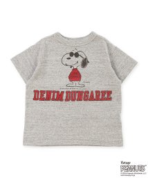 DENIM DUNGAREE(デニムダンガリー)/SNOOPY サングラス Tシャツ/グレー