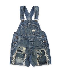 DENIM DUNGAREE/8ozデニムショートオール/505836657