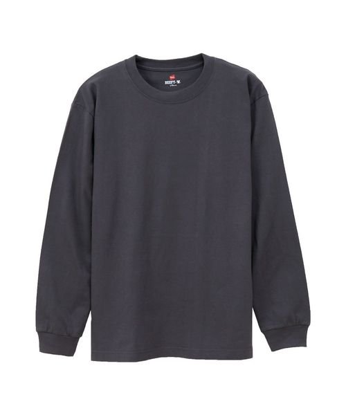 CHAMPION(チャンピオン)/LONG SLEEVE T－SHIRT/ダークグレー