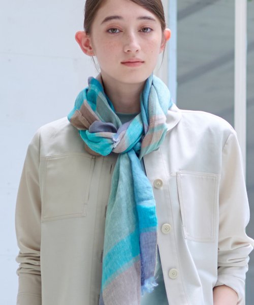 チェックストール【MAALBI】 