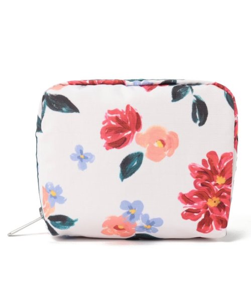 LeSportsac(LeSportsac)/SQUARE COSMETICペインタリーフローラル/レッド