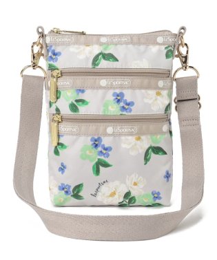 LeSportsac/3 ZIP CROSSBODYクラシックペインタリーフローラル/506064089