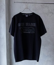 MAC HOUSE(men)(マックハウス（メンズ）)/Norton ノートン ラメ刺繍マックスTシャツ 242N1001A/ブラック