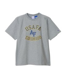 MAC HOUSE(men)(マックハウス（メンズ）)/Champion チャンピオン REVERSE WEAVE(R) ショートスリーブTシャツ C3－Z314－EC/グレー×ゴールド