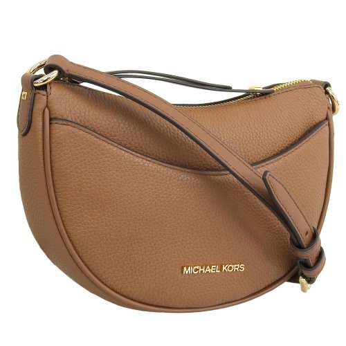 MICHAEL KORS(マイケルコース)/MICHAEL KORS マイケルコース DOVER SMALL HALF MOON ドーバー スモール ハーフ ムーン 斜めがけ ショルダー バッグ  レザー/ブラウン