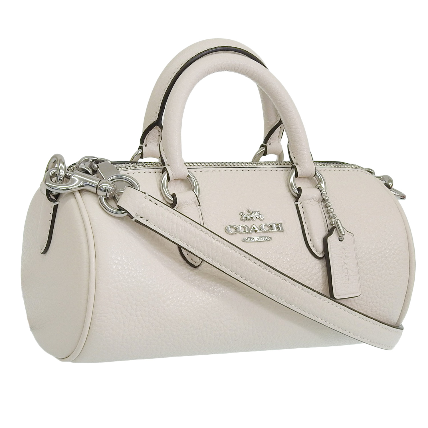 COACH コーチ ハンド/ショルダーバッグ 2way ターンロック ベージュ バッグ