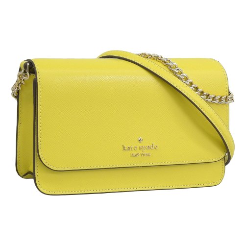 kate spade new york(ケイトスペードニューヨーク)/KATE SPADE ケイトスペード MADISON SMALL FLAP CROSSBODY マディソン スモール フラップ 斜めがけ ショルダー バッグ レ/イエロー