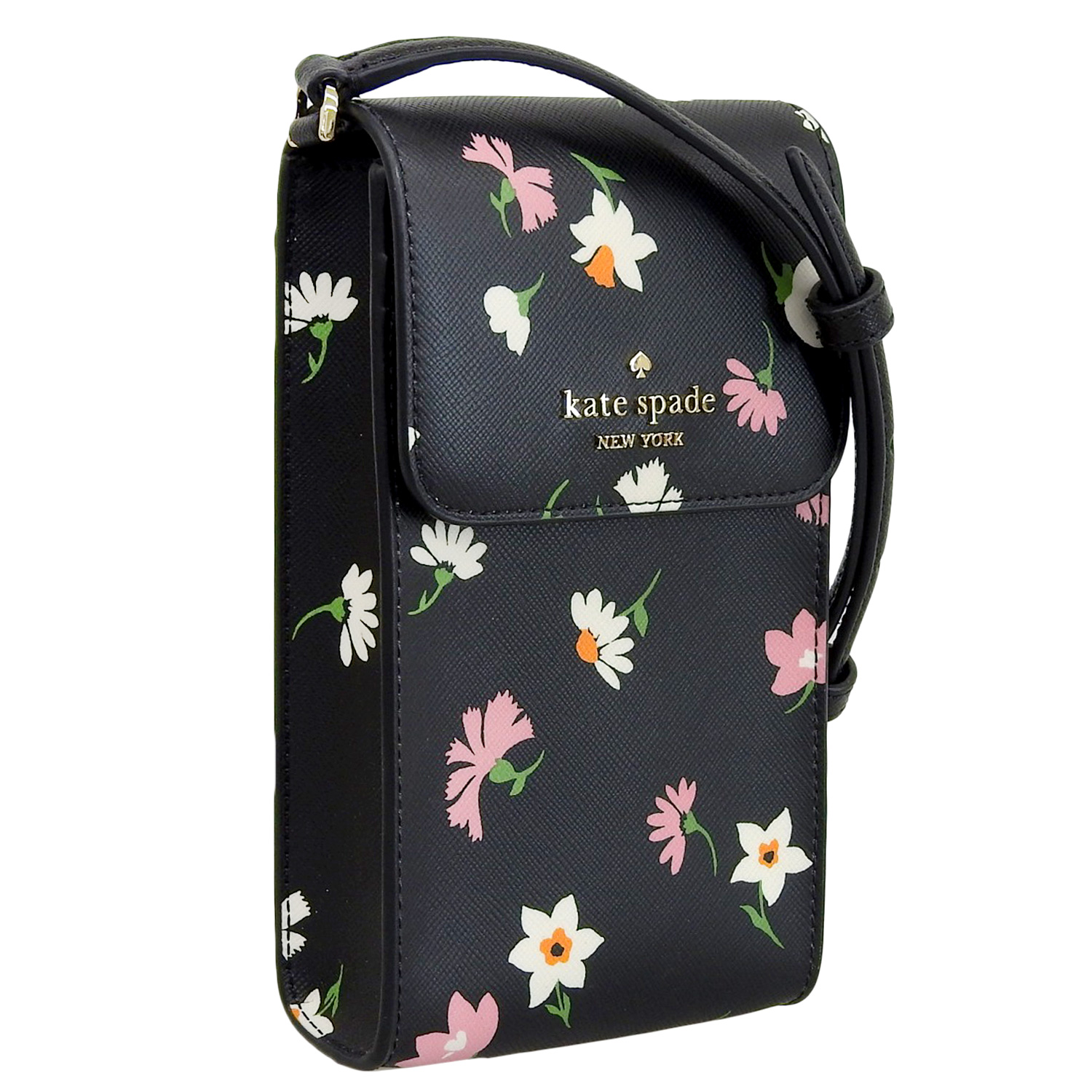 KATE SPADE ケイトスペード MADISON N/S FLAP PHONE BAG マディソン フローラル プリント ノース サウス スマホ  ショルダー - 破格値2025