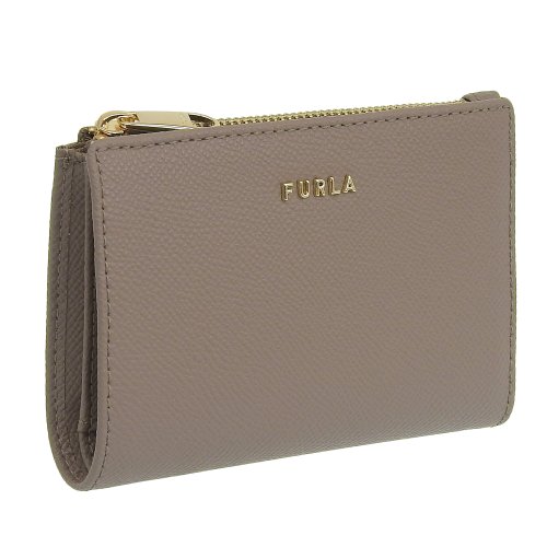 FURLA(フルラ)/FURLA フルラ CLASSIC S BIFOLD WALLET クラシック 二つ折り 財布 Sサイズ レザー/ベージュ