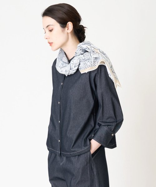 [セットアップ対応可]デニムライクブラウス [セットアップ対応可]デニムライクブラウス [セットアップ対応可]デニムライクブラウス S2636180017(20196円)