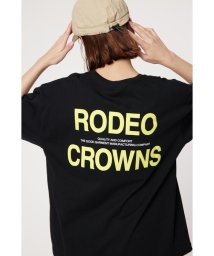 RODEO CROWNS WIDE BOWL(ロデオクラウンズワイドボウル)/COLOR BACK LOGO Tシャツ/BLK