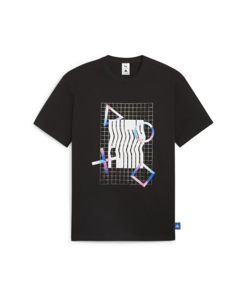 PUMA(プーマ)/メンズ PUMA x PlayStation エレベーテッド 半袖 Tシャツ/PUMABLACK