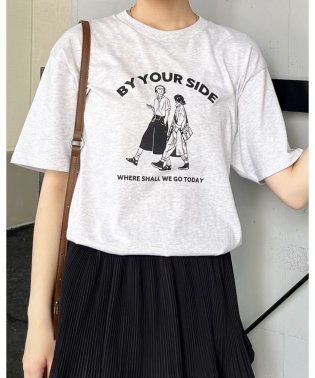 Spiritoso/BY YOUR SIDE デザインプリントTシャツ/506094707