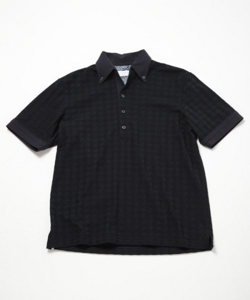 【ACTIVE TAILOR】リンクスジャカードポロシャツ 