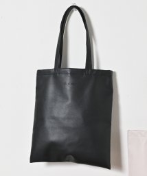Honeys(ハニーズ)/スクエアトートバッグ 鞄 バッグ トートバッグ A4サイズ 縦長 ロゴ キャンバス /ブラック