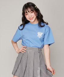 SISTER JENNI(シスタージェニィ)/防蚊バックロゴBIGTシャツ/ブルー