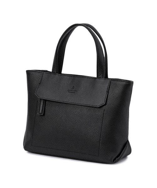 LANVIN COLLECTION(ランバン コレクション)/ランバンコレクション トートバッグ ミニトートバッグ メンズ ブランド レザー 本革 撥水 軽量 LANVIN COLLECTION 285511/ブラック